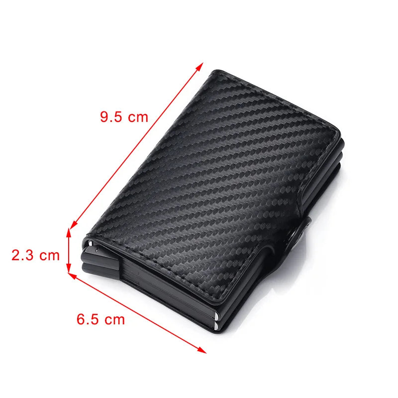 Men's Carbon Fiber Leather Wallet