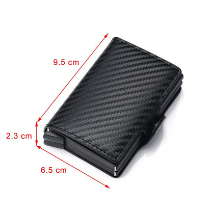 Men's Carbon Fiber Leather Wallet