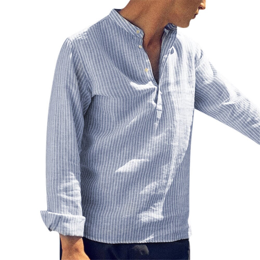 Men's Long Sleeve Slim Fit Dress Shirt