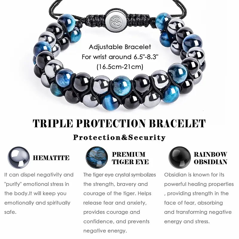 Ultimate Healing Triple Protection Bracelet