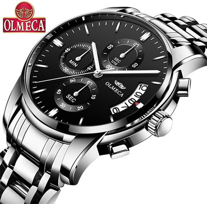 Men's Olmeca Alloy Waterproof Watch