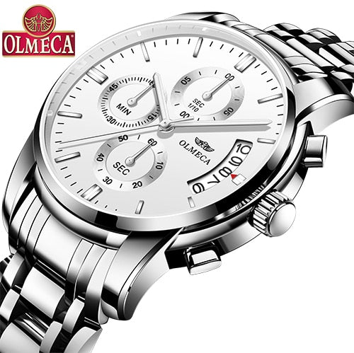 Men's Olmeca Alloy Waterproof Watch