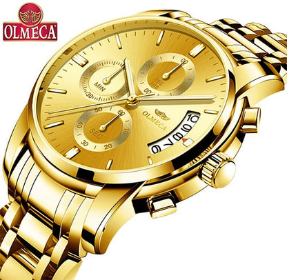 Men's Olmeca Alloy Waterproof Watch