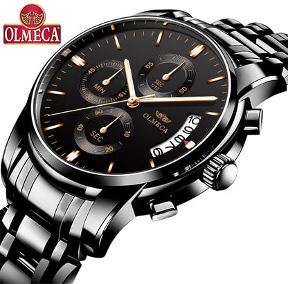 Men's Olmeca Alloy Waterproof Watch