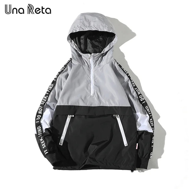 Men's Block Pullover Fashion Jacket
