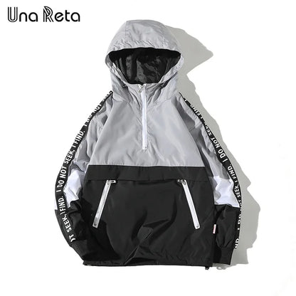 Men's Block Pullover Fashion Jacket