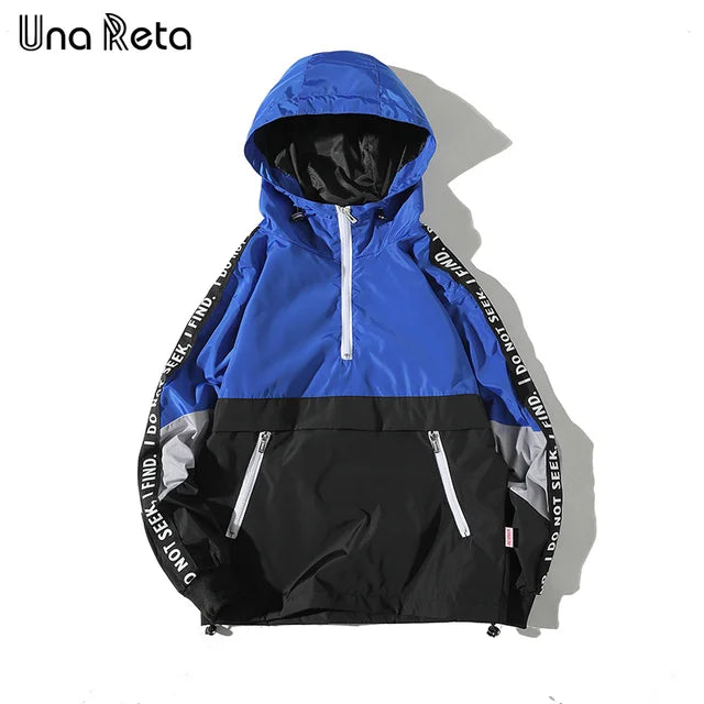 Men's Block Pullover Fashion Jacket