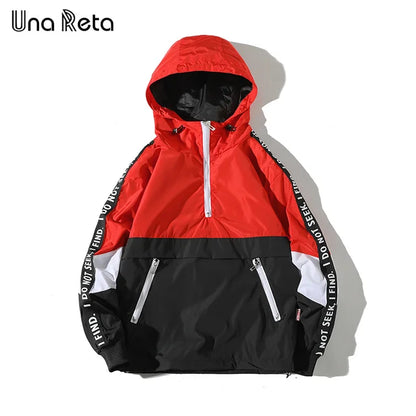 Men's Block Pullover Fashion Jacket
