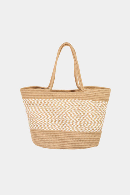 Braid Pattern Beach Tote Bag