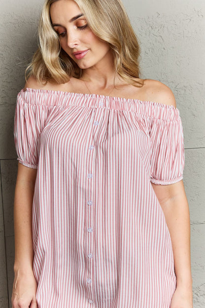 Ninexis Off The Shoulder Mini Dress