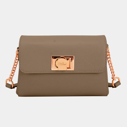 David Jones Leather Crossbody Bag