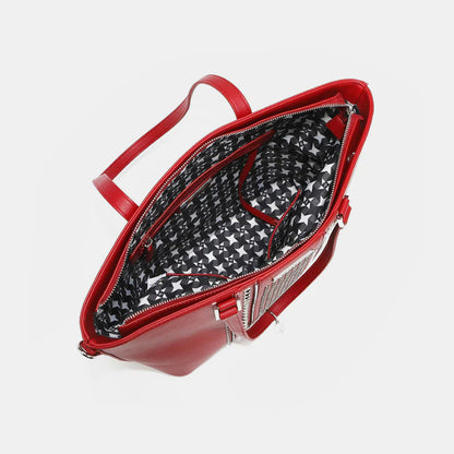 Nicole Lee Studded Decor Tote Bag