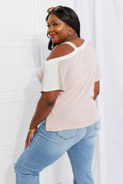 Women's Something Simple Cold Shoulder Top