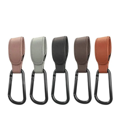 Leather Baby Stroller Hooks