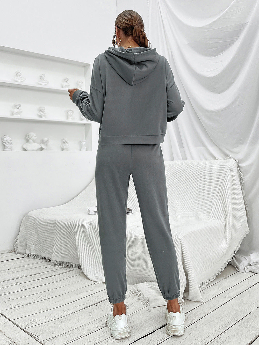 Women's Sports Hoodie and Joggers Set