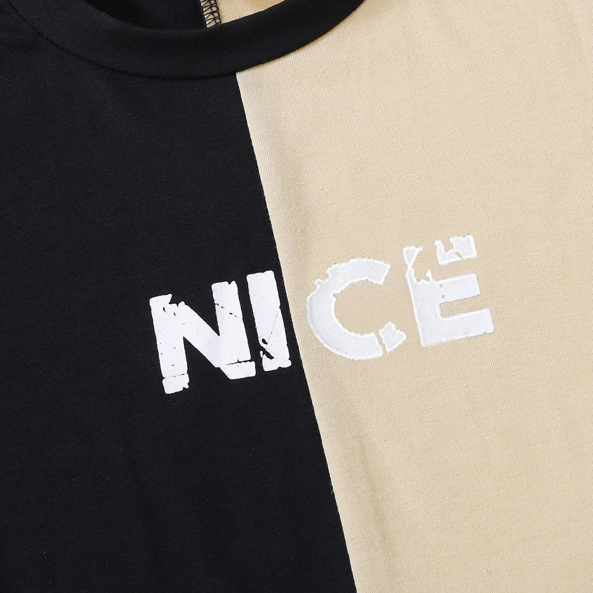 Boy's NICE Contrast Tee and Pants Set