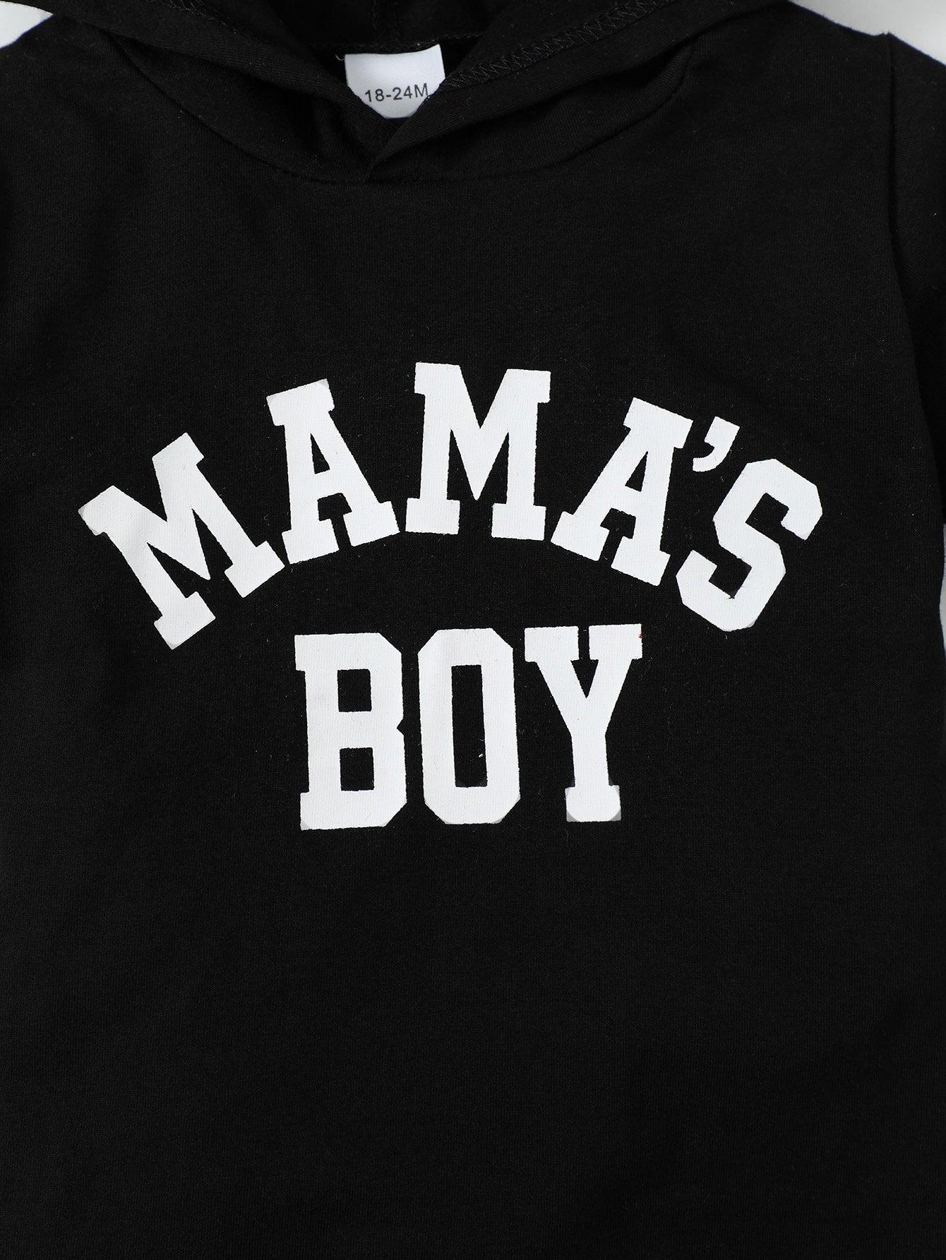 Boy's Toddler MAMA'S BOY Hoodie and Shorts Kit