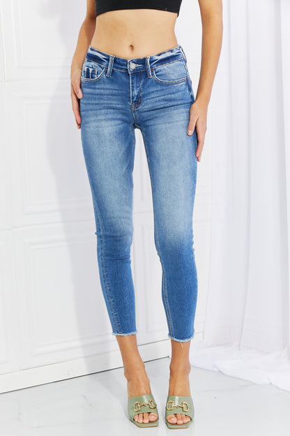 Women's Never Too Late Cropped Skinny Jeans