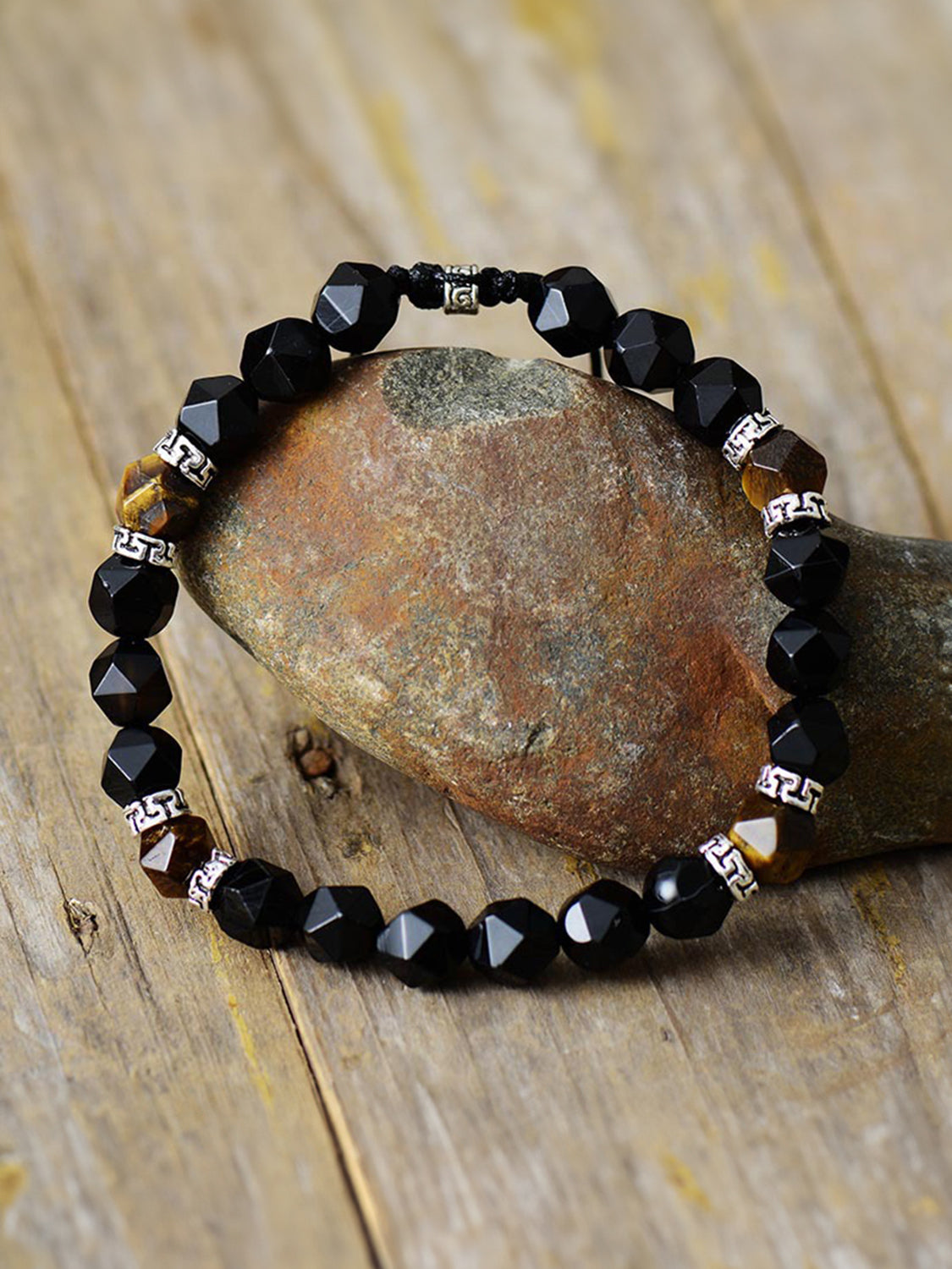 Natural Stone Beaded Bracelet