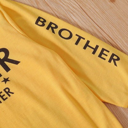 Boy's SUPER BROTHER Graphic Long Sleeve Hoodie