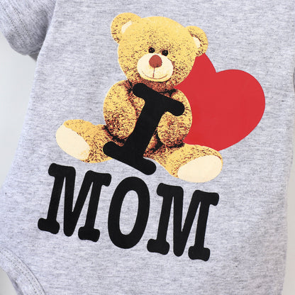 Unisex Infant/Toddler Bear Graphic Short Sleeve Bodysuit