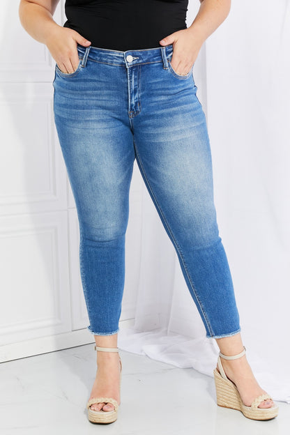 Women's Never Too Late Cropped Skinny Jeans