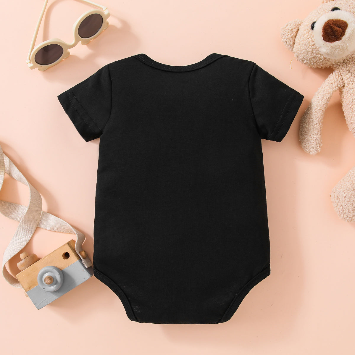 Unisex Infant/Toddler Bear Graphic Short Sleeve Bodysuit