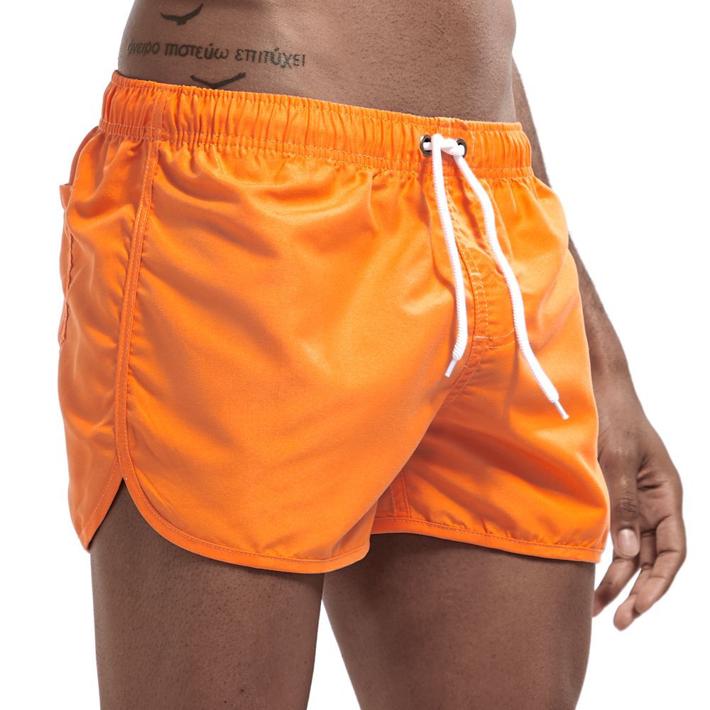 Men's Solid Color Swimming Trunks