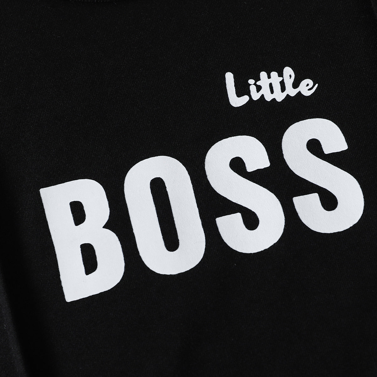 Unisex Boy's/Girl's LITTLE BOSS Long Sleeve Tee and Pants Set