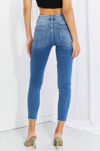 Women's Never Too Late Cropped Skinny Jeans