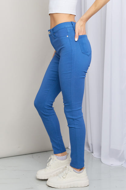 Women's Hyper-Stretch Mid-Rise Skinny Jeans