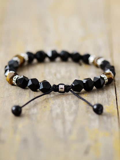 Natural Stone Beaded Bracelet