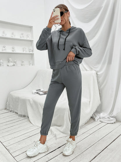 Women's Sports Hoodie and Joggers Set