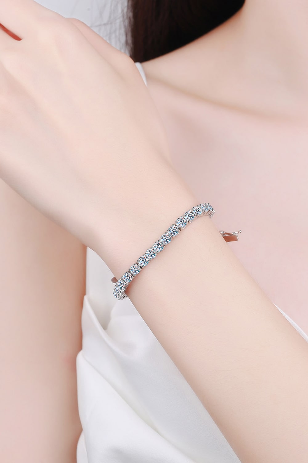 4.9 Carat Moissanite Bracelet